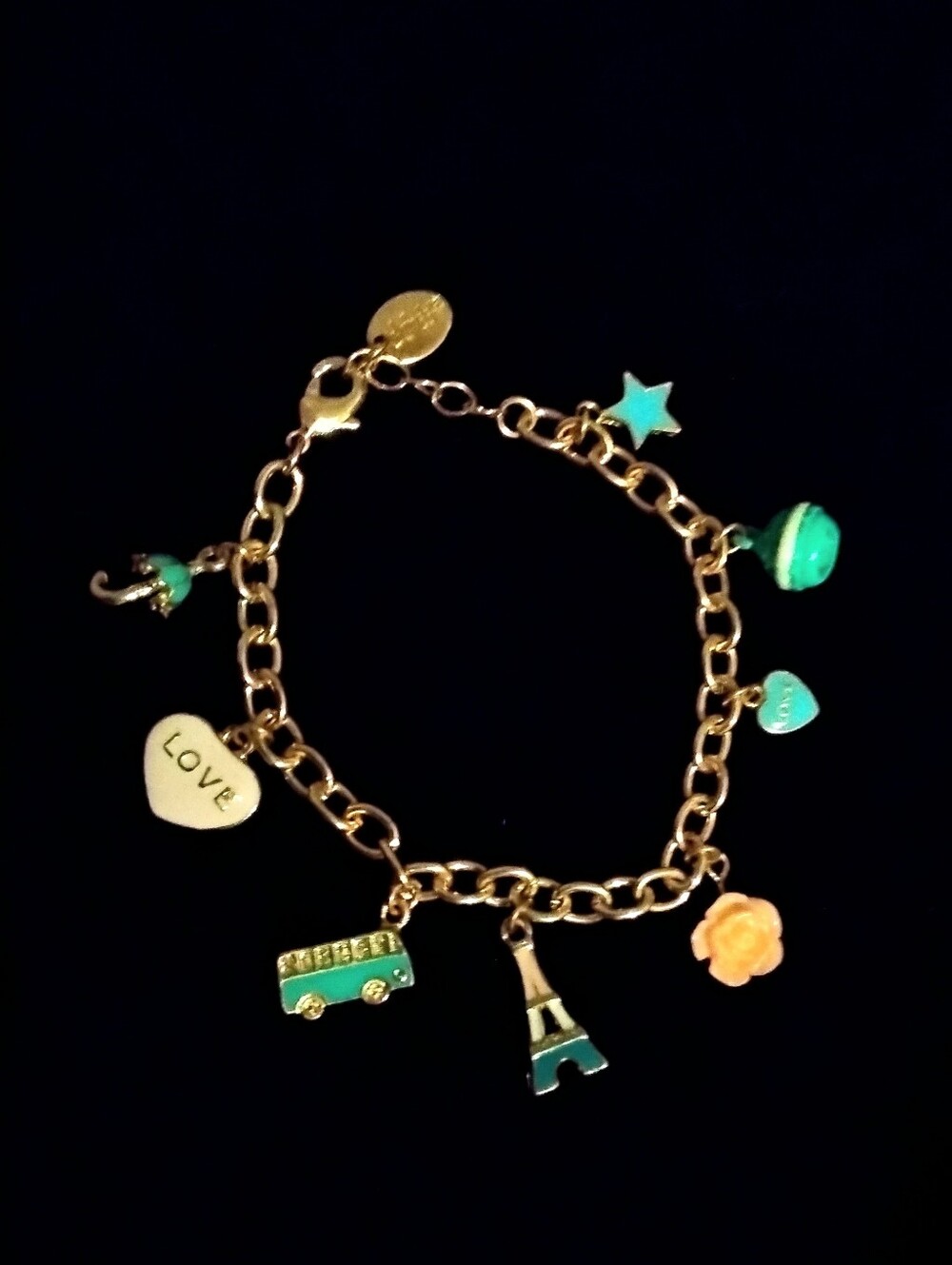 Juicy Couture Paris Vacation Charm Bracelet